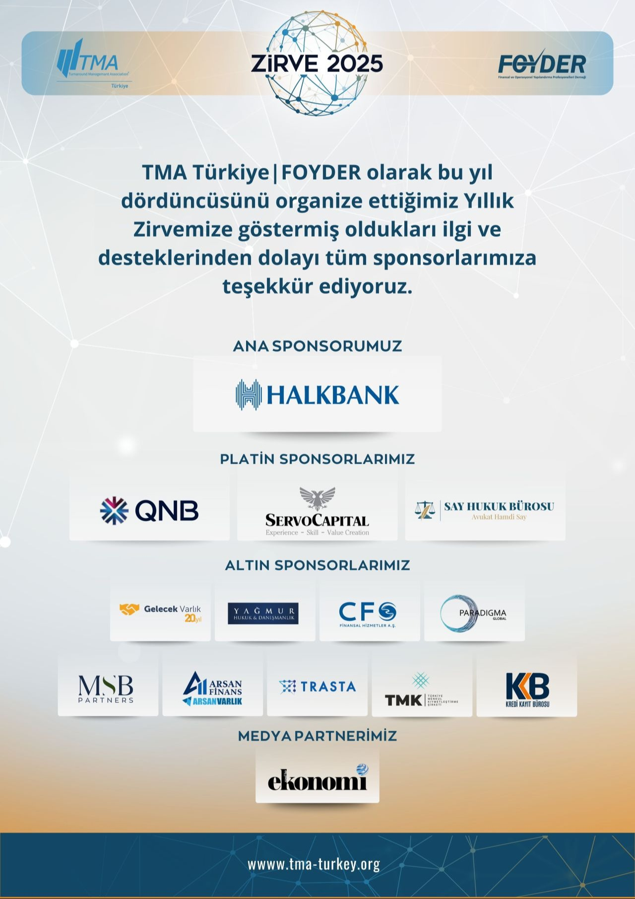 TMA TÜRKİYE | FOYDER 4. GELENEKSEL ZİRVESİ